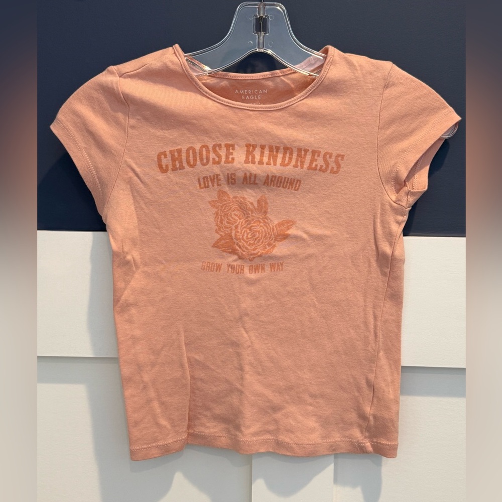 American Eagle Outfitters Peachy Graphic Tee Size XS Never worn